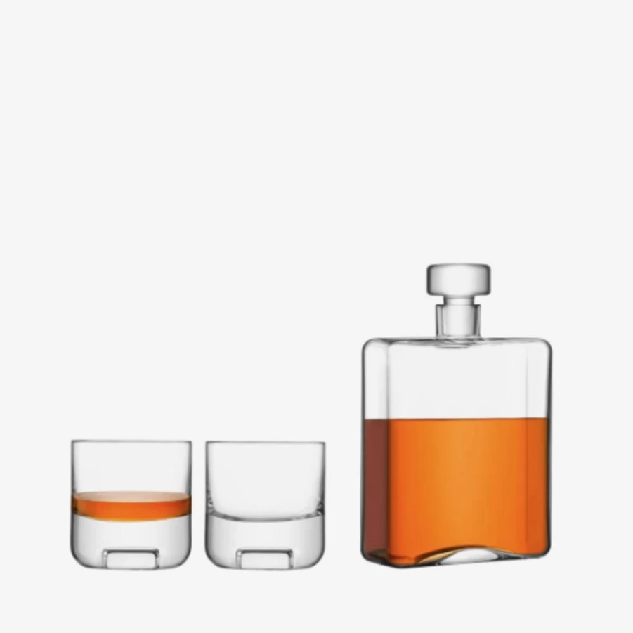Barware | Mouth Blown Whiskey Set SLATE
