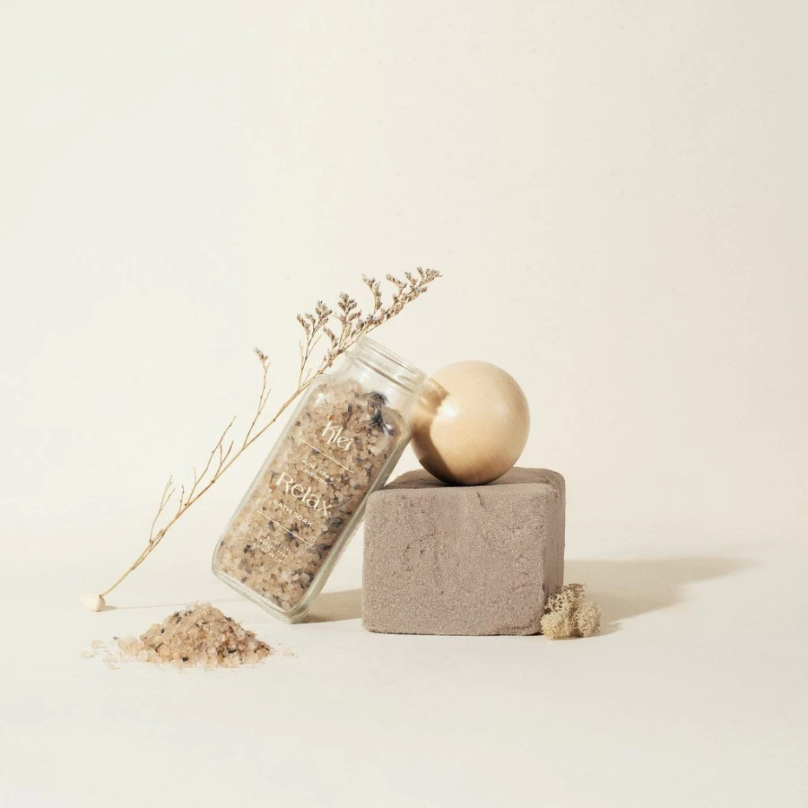 Bath Bombs, Soaks, Steams, Etc. | Klei Klei The Relax Sea Salt Bath Soak SLATE