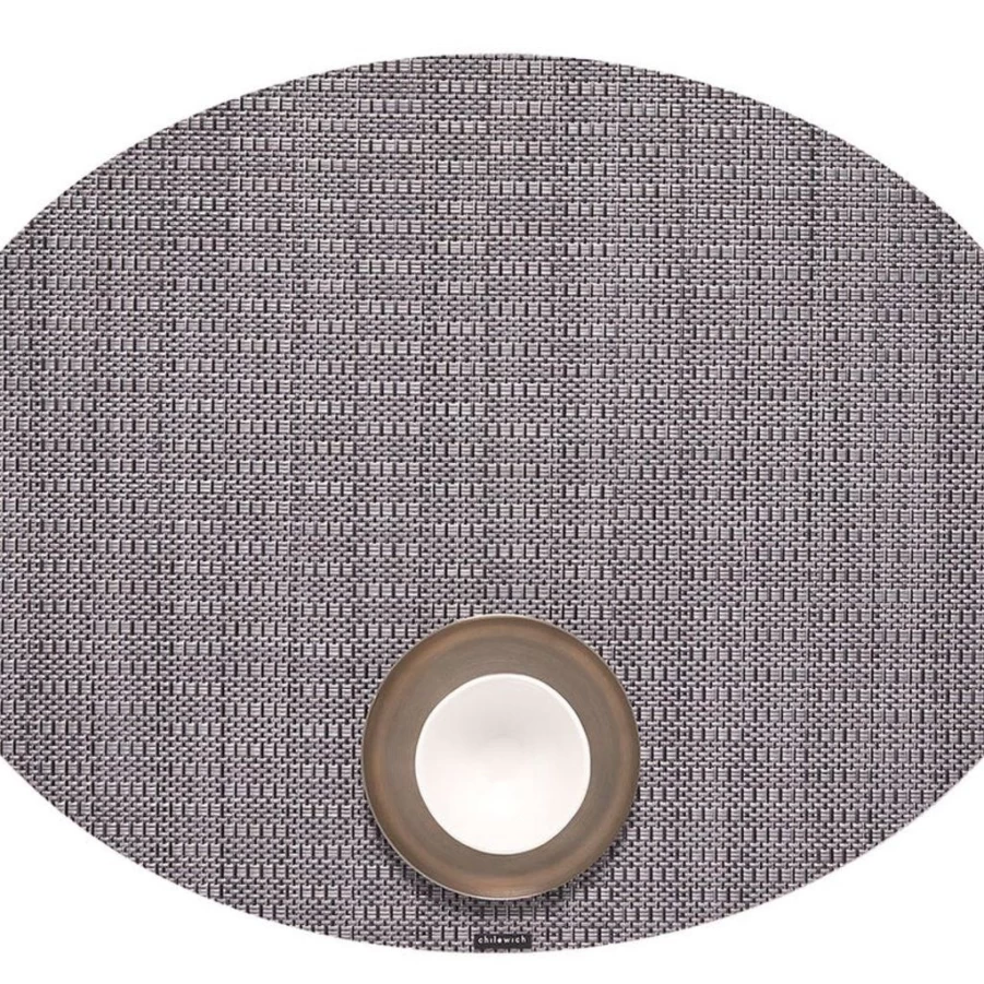 Kitchen Textiles | Chilewich Chilewich Oval Placemat SLATE