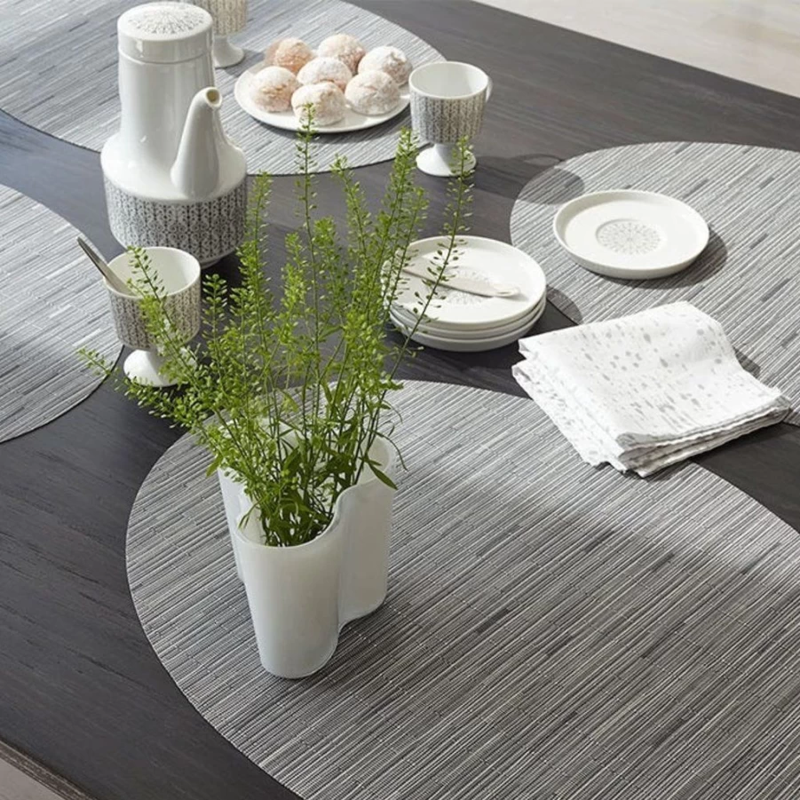 Kitchen Textiles | Chilewich Chilewich Oval Placemat SLATE
