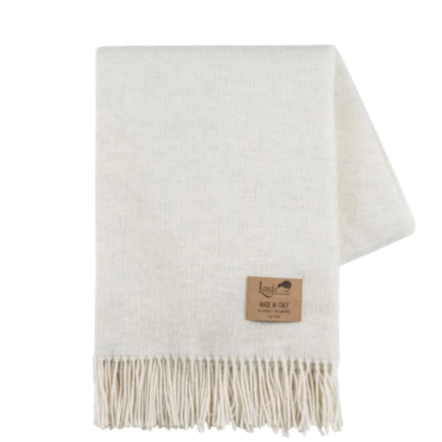 Textiles | Basketweave Cashmere Throw SLATE