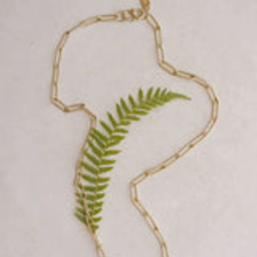 Necklaces | Petite Bambu Chain Link Necklace SLATE