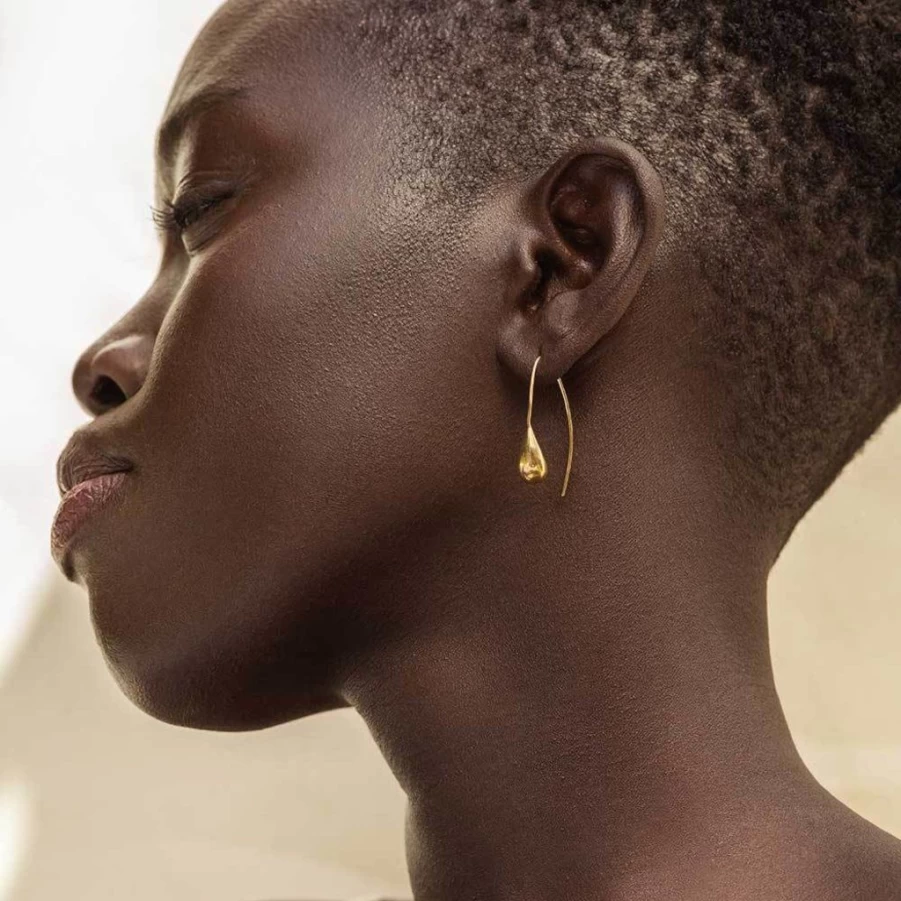 Earrings | Dash Threader Earrings SLATE