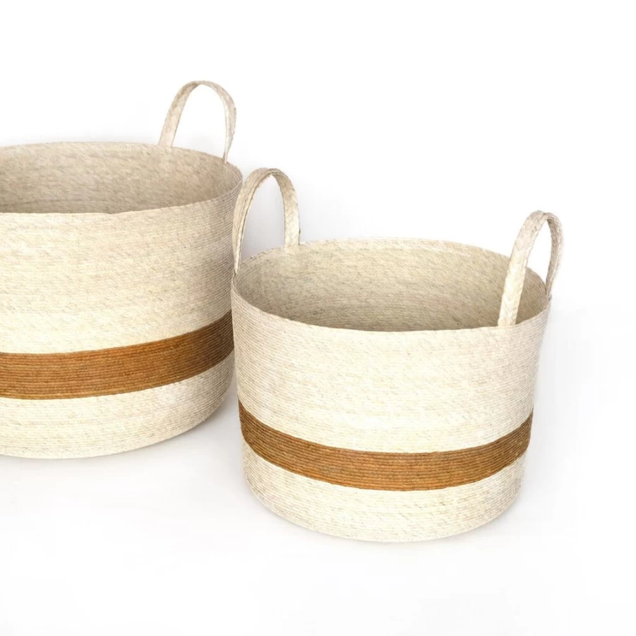 Baskets & Storage | Short Tambo Floor Basket SLATE