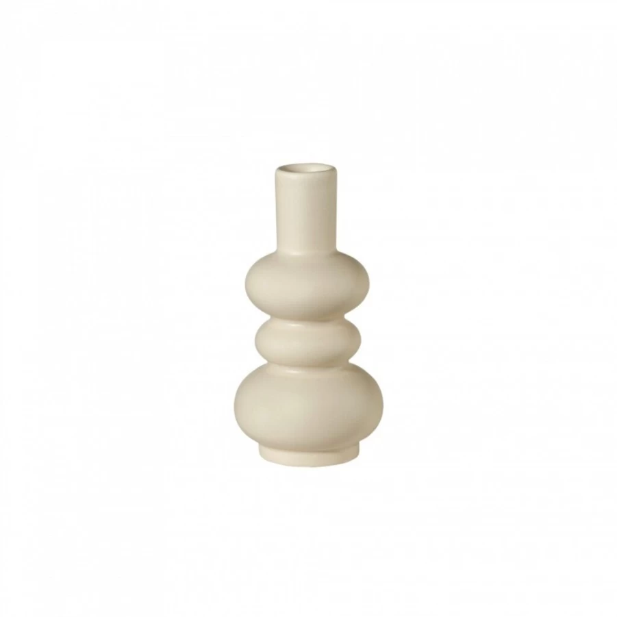 Vases & Planters | Sculptural Cream Vase SLATE