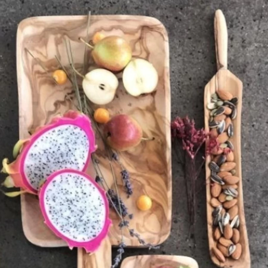 Serveware | Olive Wood Rectangle Tapas Dish SLATE