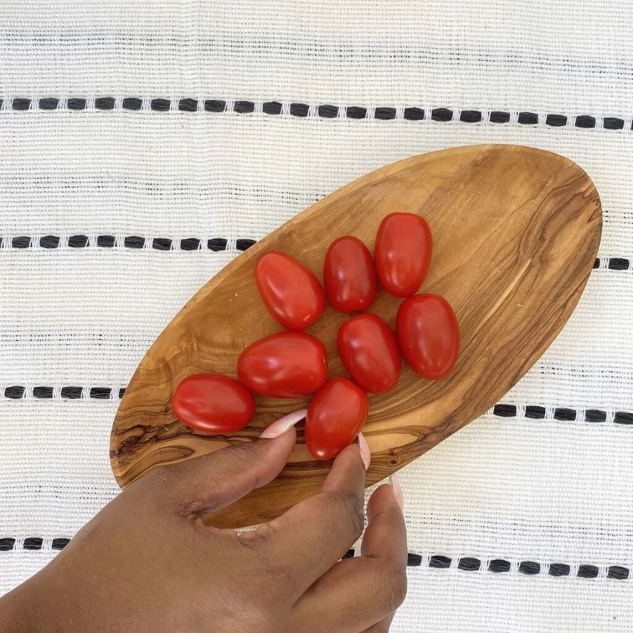 Serveware | Olive Wood Oval Dish SLATE