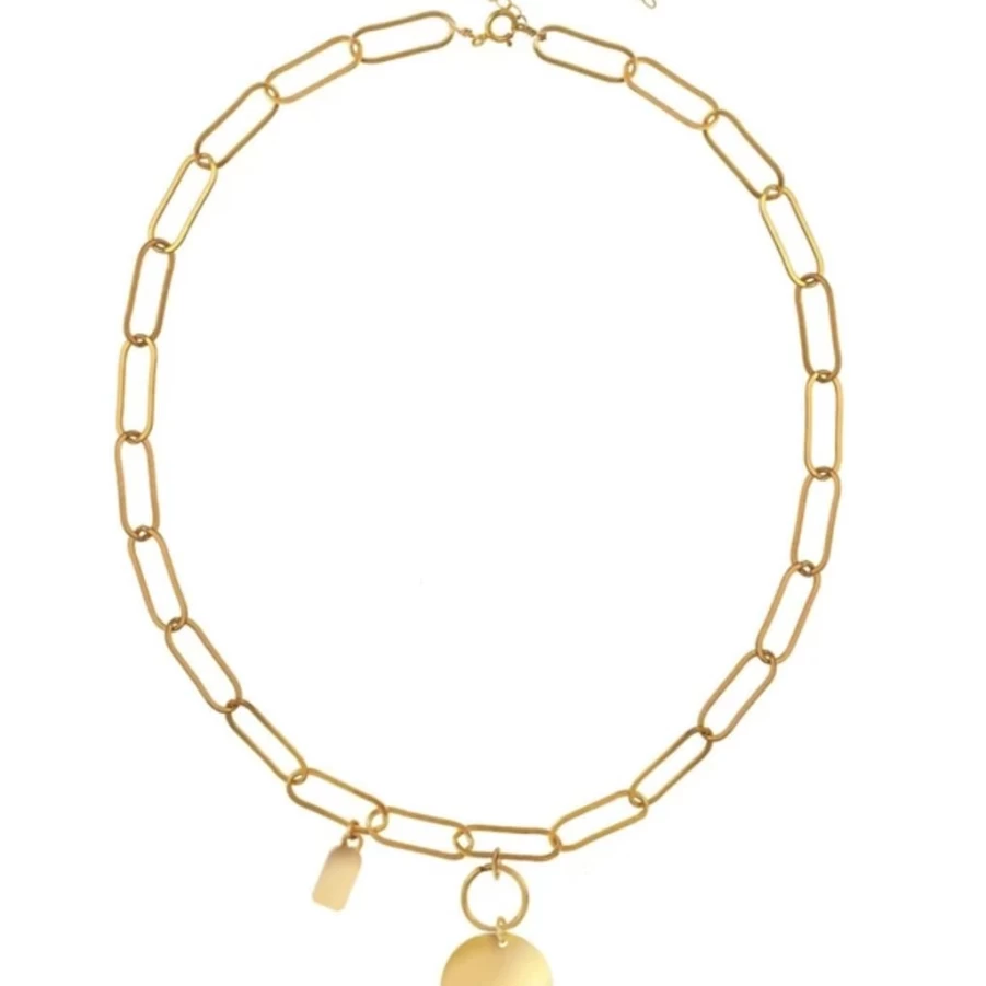 Necklaces | Scarlett Gold Necklace SLATE