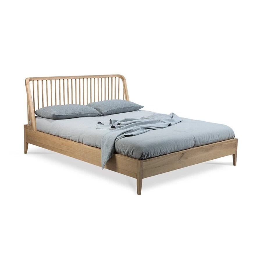 Bedroom | Ethnicraft Spindle Bed SLATE