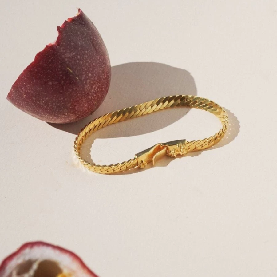 Bracelets | Flat Herringbone Bracelet SLATE