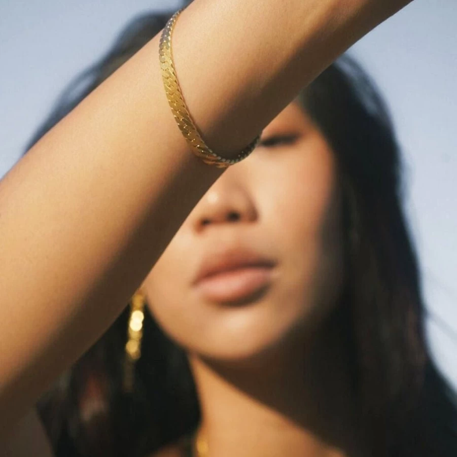 Bracelets | Flat Herringbone Bracelet SLATE