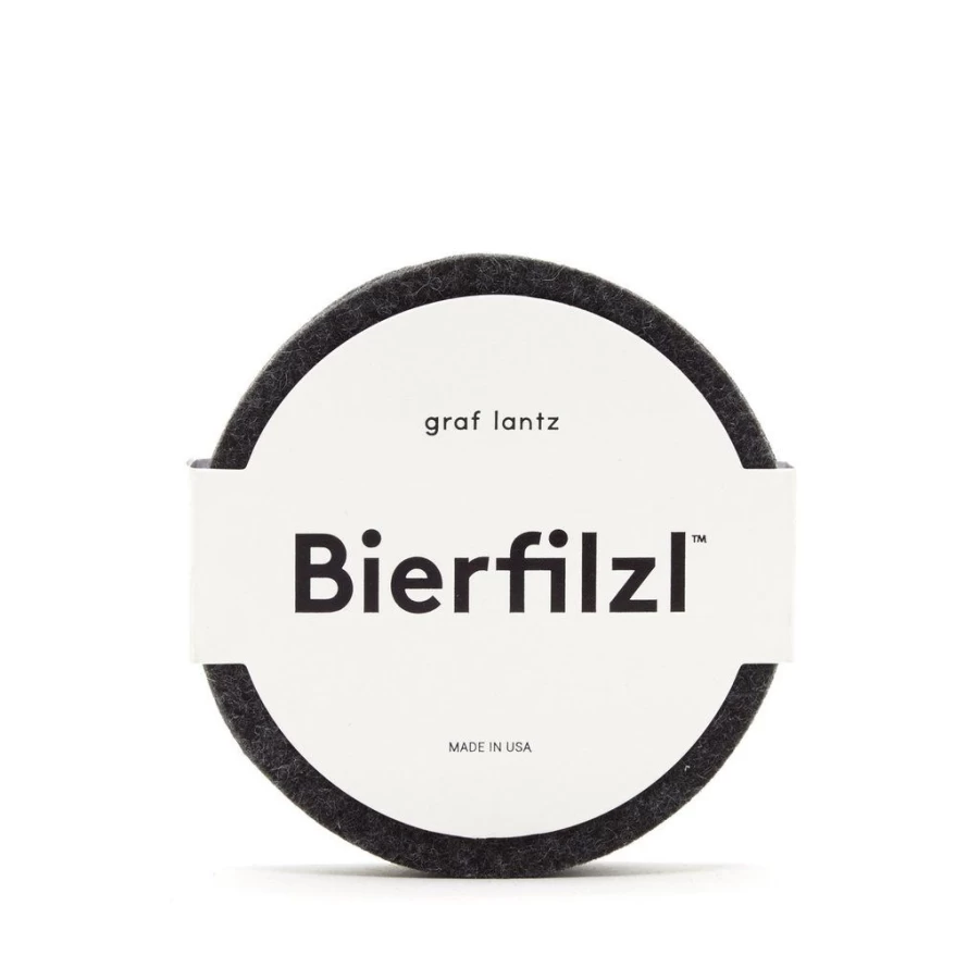 Barware | Graf Lantz Graf Lantz Round Felt Coaster (Set Of 4) SLATE