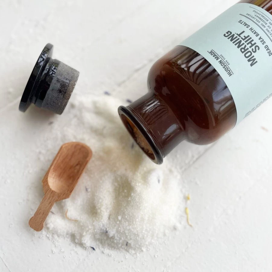 Bath Bombs, Soaks, Steams, Etc. | Hudson Made Ny Morning Shift Soothing Bath Salts SLATE