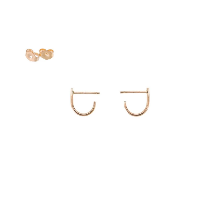 Earrings | Colleen Mauer Designs J Post Earrings SLATE