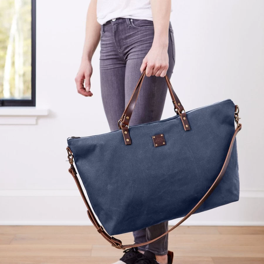 Backpacks & Travel Bags | Red House Red House The Weekender - Waxed Canvas SLATE