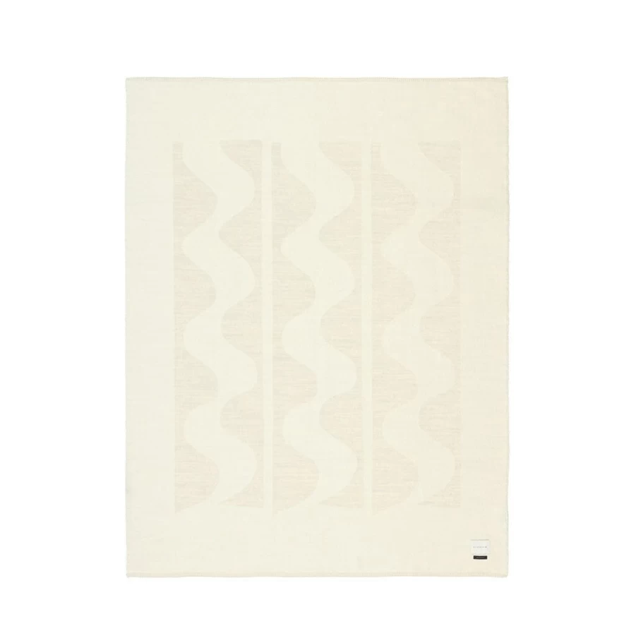 Textiles | Blacksaw Timewarp Reversible Throw Ivory/Shoji SLATE