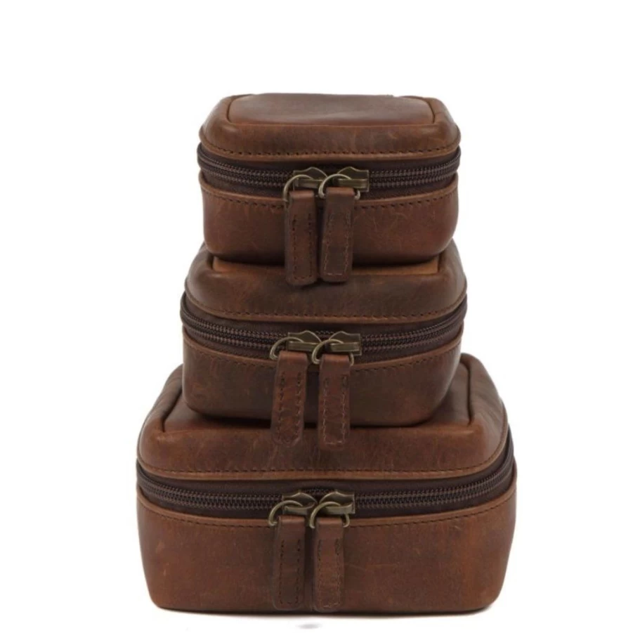 Pouches | Moore & Giles Leather Travel Pouch SLATE
