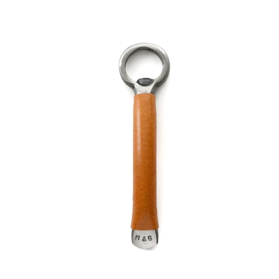 Barware | Moore & Giles Leather Bottle Opener SLATE