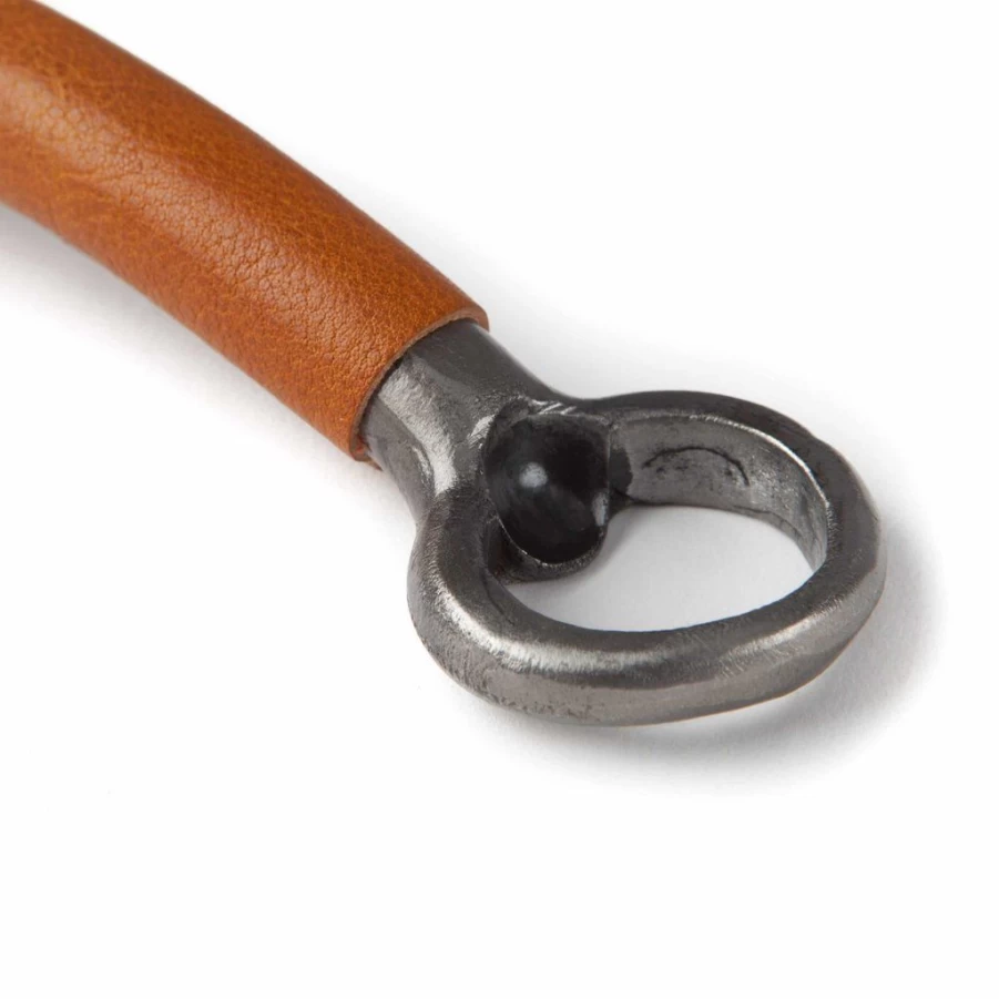 Barware | Moore & Giles Leather Bottle Opener SLATE