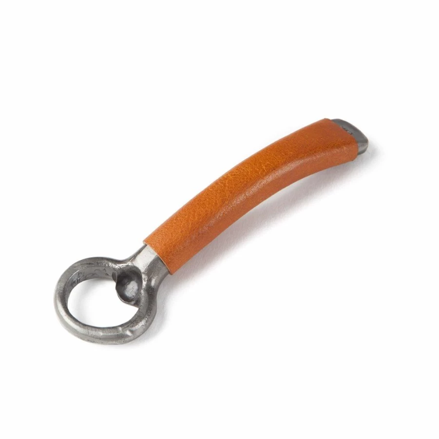 Barware | Moore & Giles Leather Bottle Opener SLATE