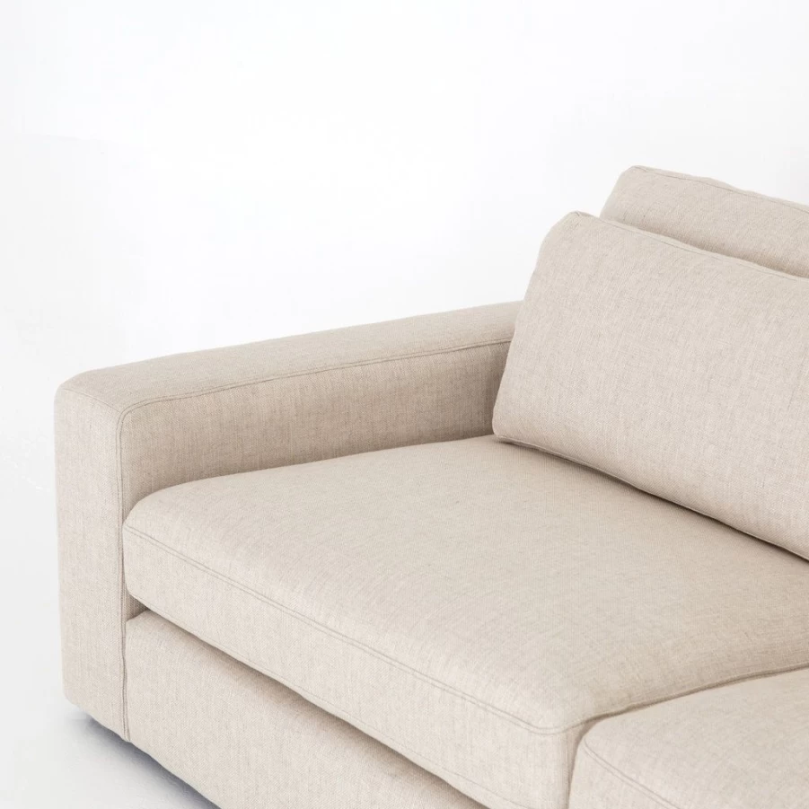 Living | Bedford Sectional W/Ottoman - 3Pc SLATE