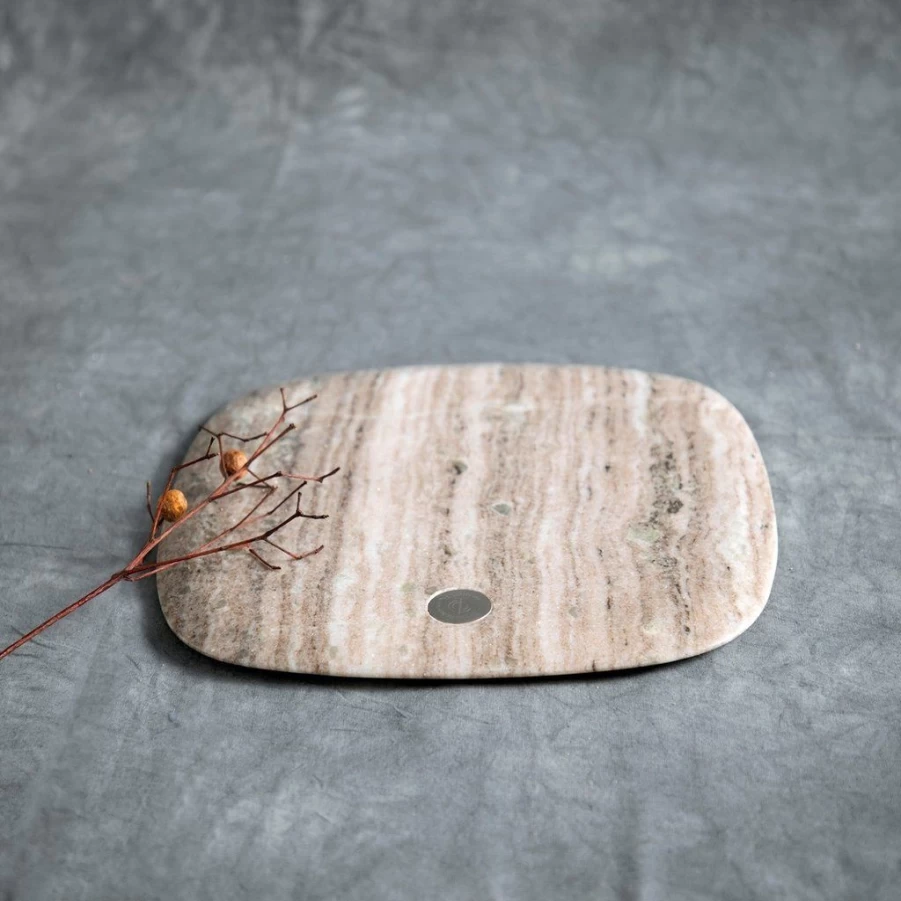 Serveware | Granada Marble Square Serving Board SLATE