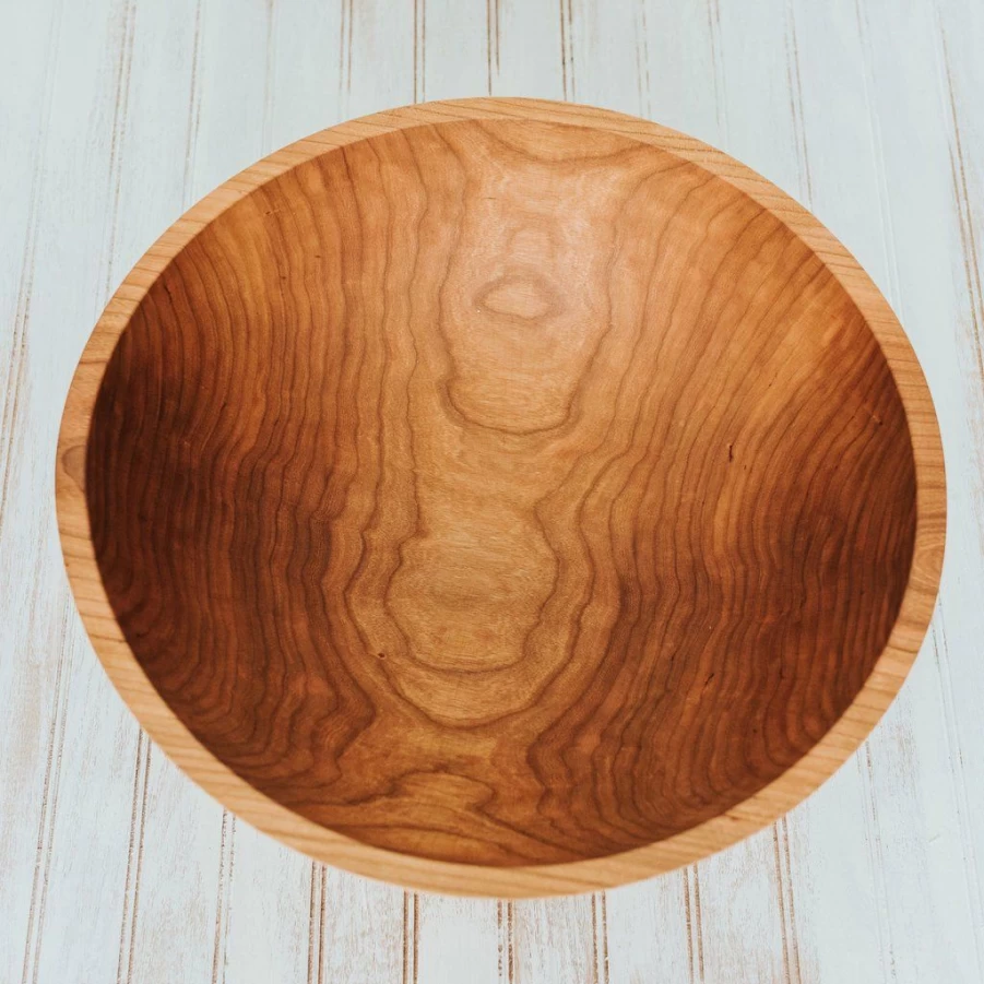Serveware | Handmade Cherry Salad Bowl SLATE