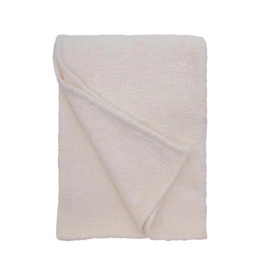Textiles | Abby Simple Boucle Throw SLATE