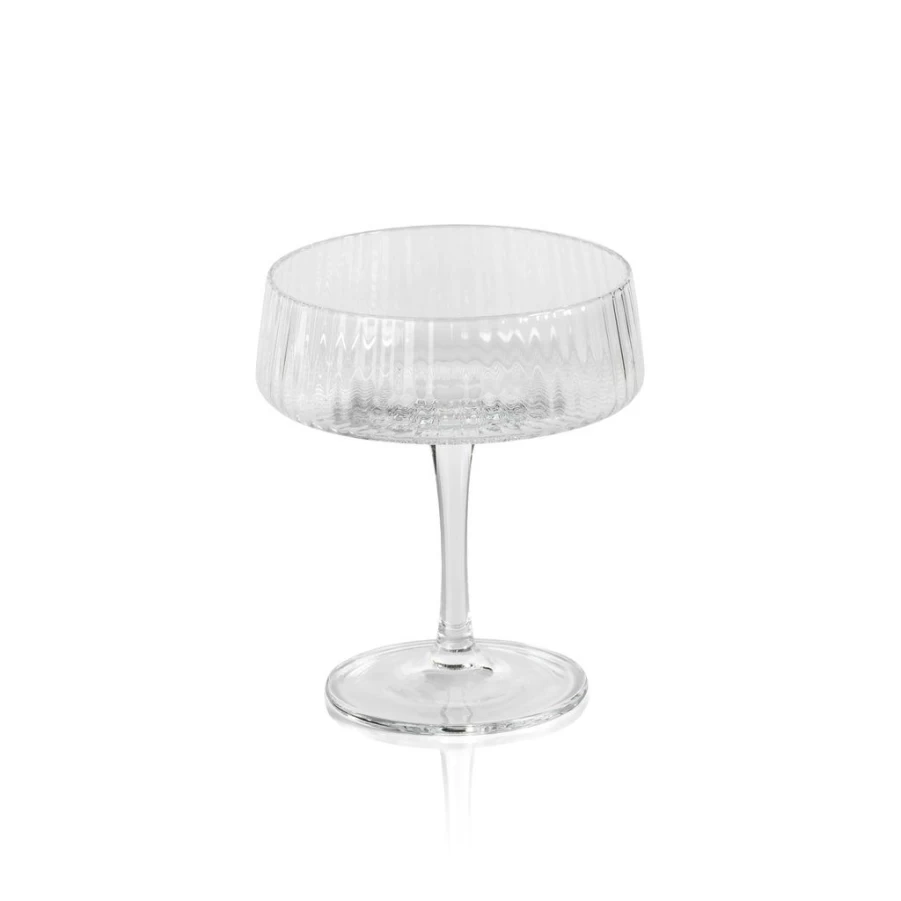Barware | Slate Fluted Coupe Glass SLATE