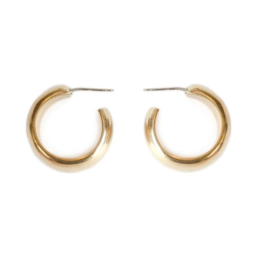 Earrings | Mini Bold Hoops SLATE