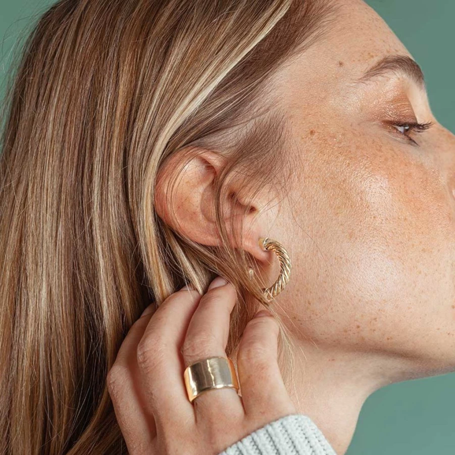 Rings | Ripple Band Ring SLATE