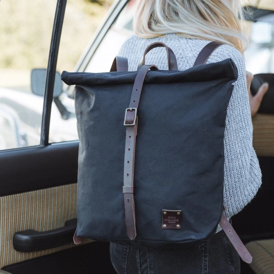 Backpacks & Travel Bags | Red House Red House Waxed Canvas Ruck Sack SLATE