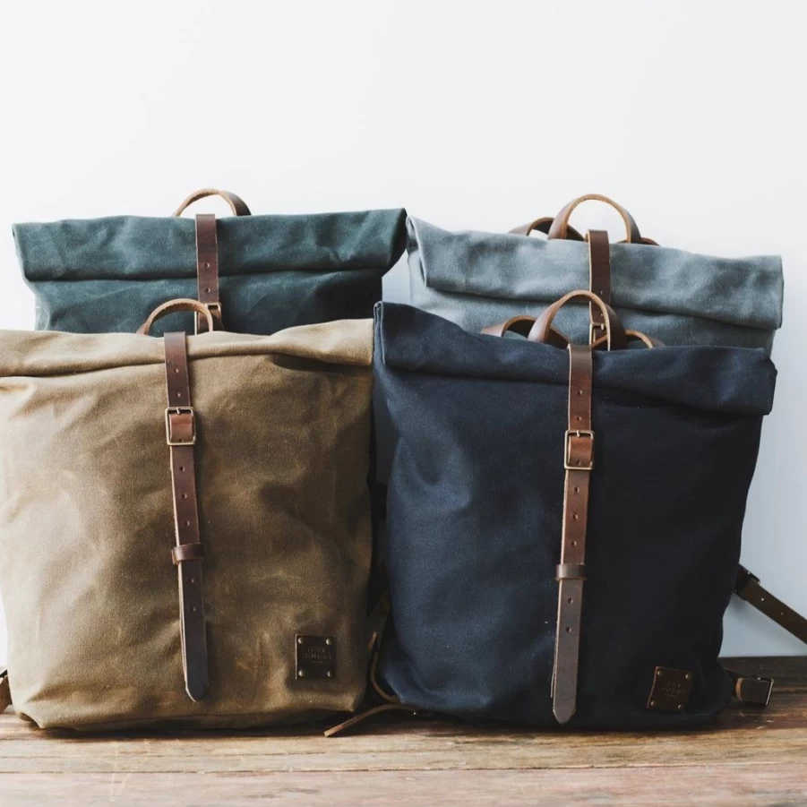 Backpacks & Travel Bags | Red House Red House Waxed Canvas Ruck Sack SLATE