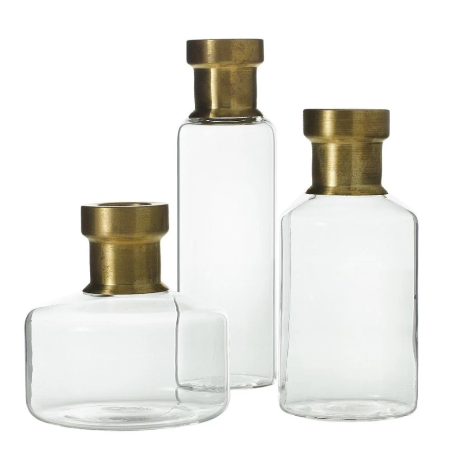 Vases & Planters | Brass Neck Budvase SLATE