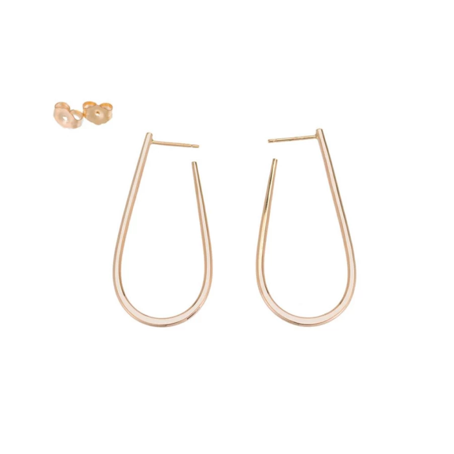 Earrings | Colleen Mauer Designs U Post Earrings SLATE
