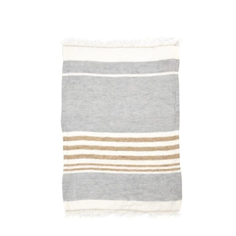 Kitchen Textiles | Libeco Libeco Belgian Linen Guest Towel SLATE