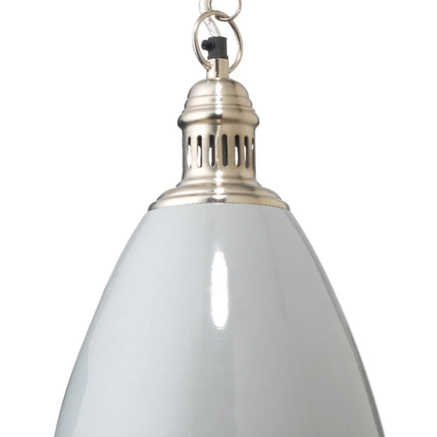 Lighting | Saloon Pendant In Grey Metal SLATE