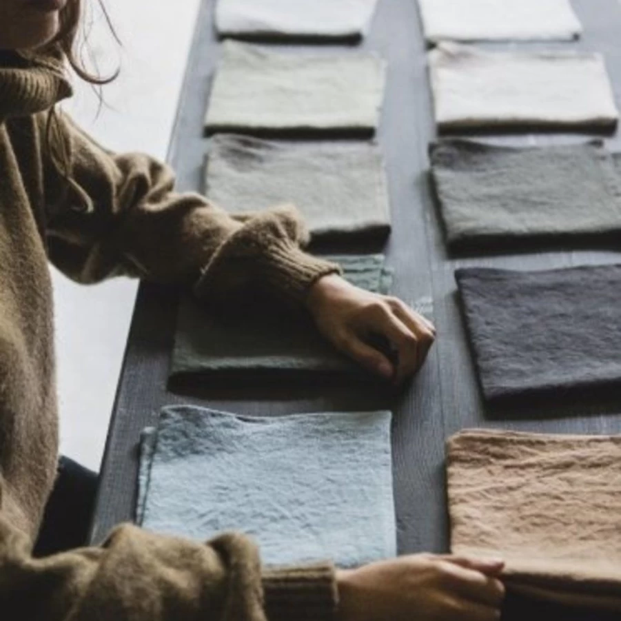 Kitchen Textiles | Libeco Libeco Skye Linen Napkin SLATE