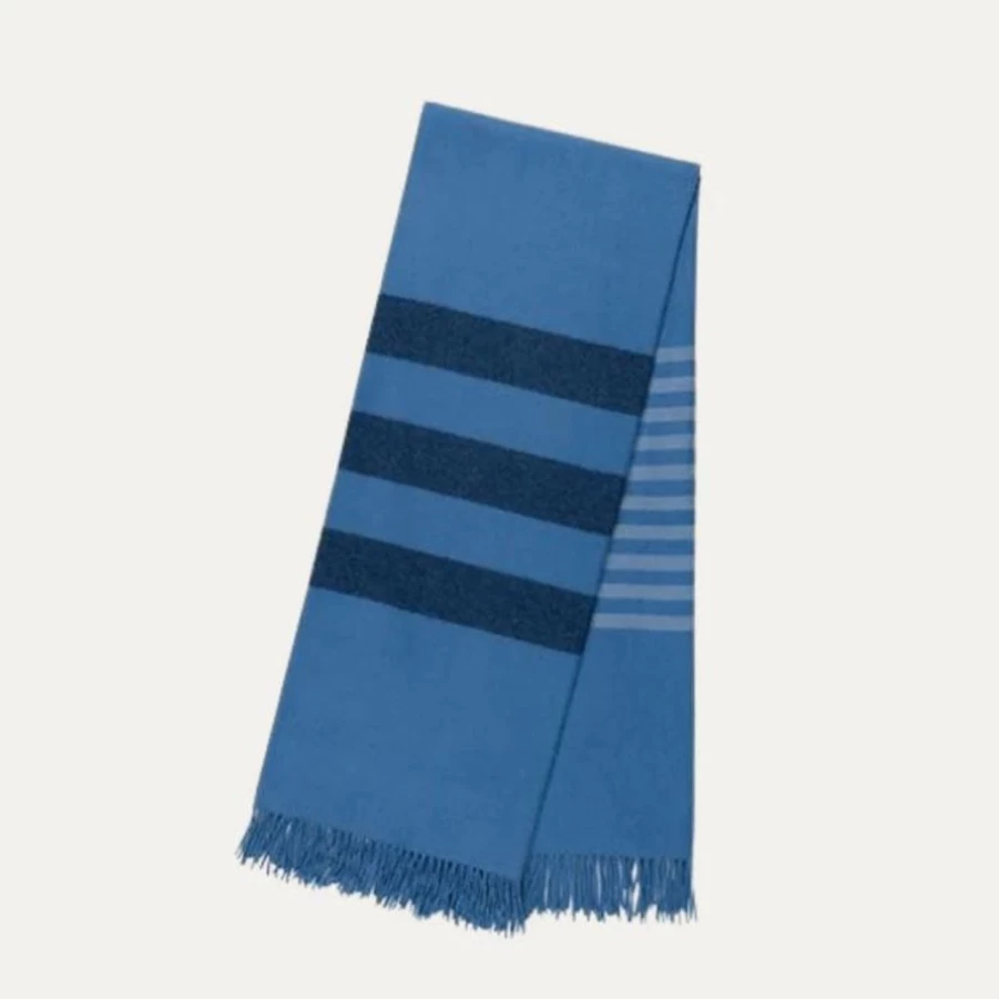 Textiles | Alpaca Breeze Stripe Throw SLATE