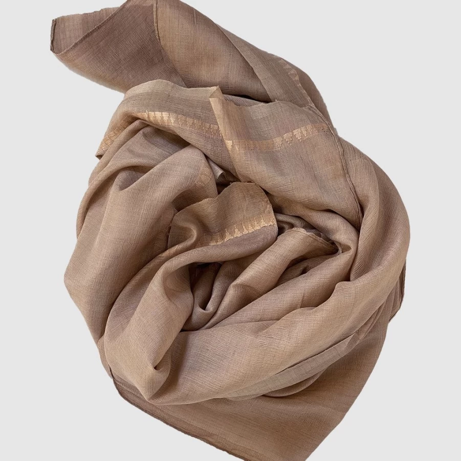 Scarves/Hats/Gloves | Silk & Wool Scarf SLATE