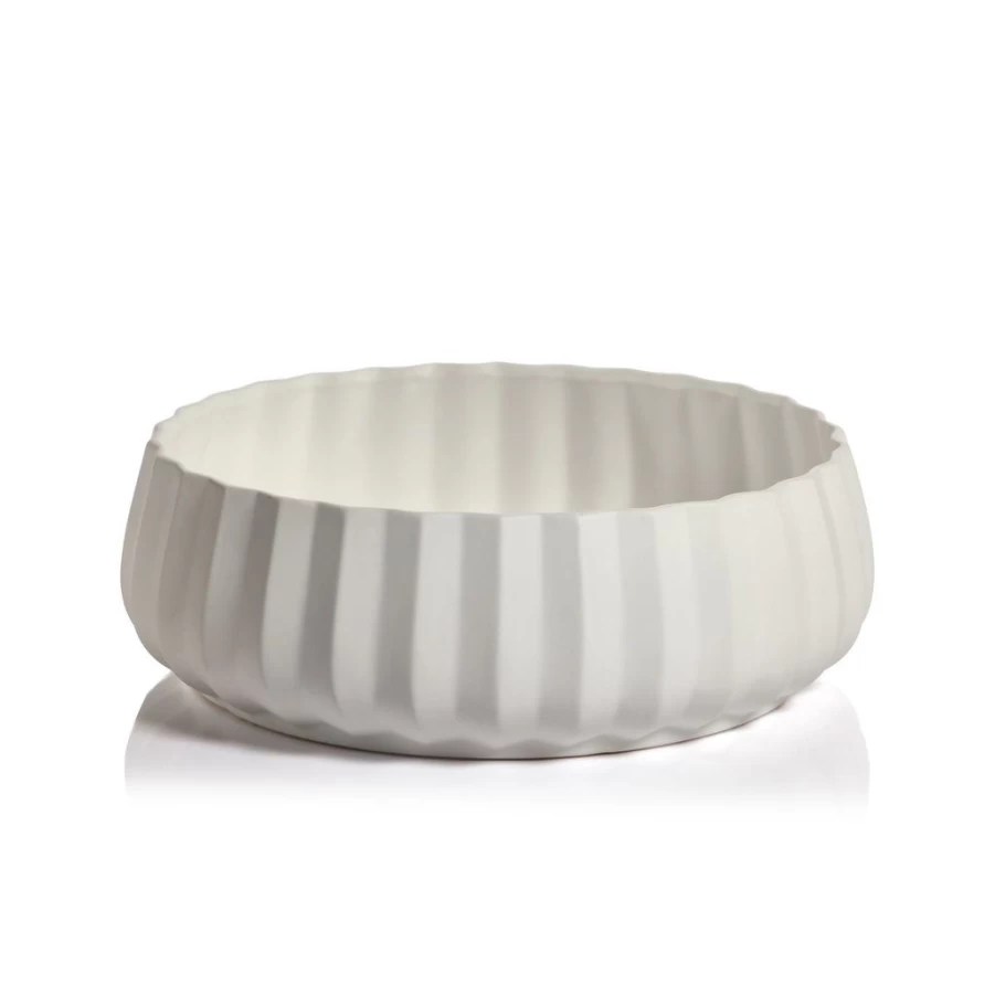 Serveware | Slate Fluted Ceramic Serving Bowl SLATE