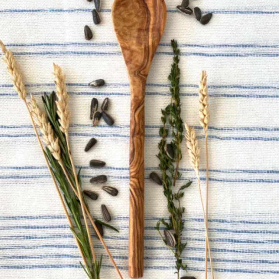 Serveware | Olive Wood Medium Spoon SLATE
