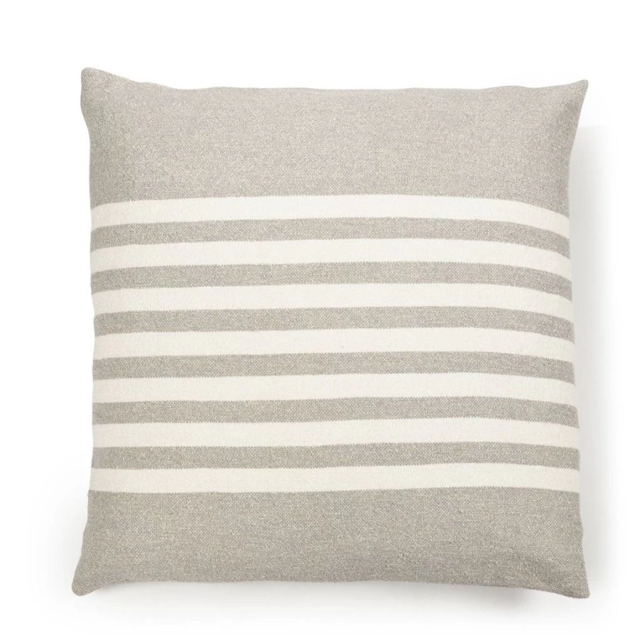 Textiles | Libeco Libeco Camille Stripe 25" Pillow SLATE