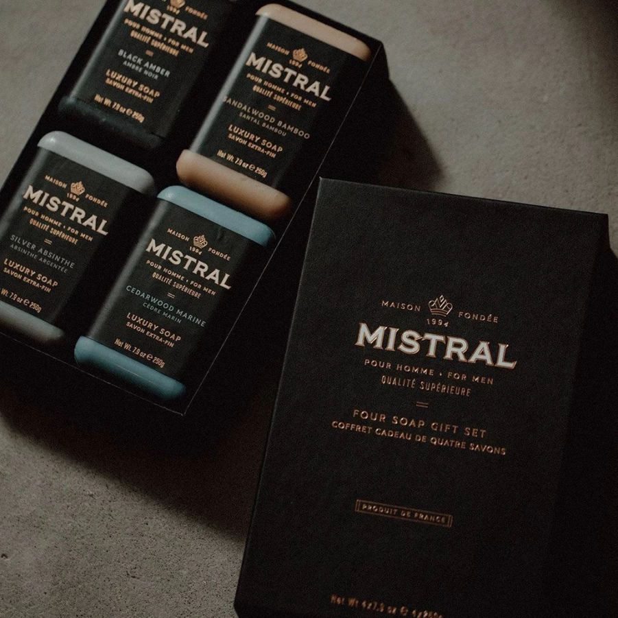 Soaps & Body Wash | Men'S Soap Gift Box SLATE