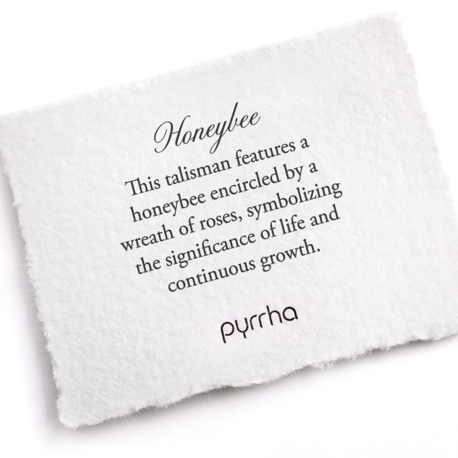 Necklaces | Pyrrha Pyrrha Honeybee Silver Talisman Necklace SLATE
