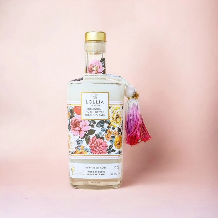 Bath Bombs, Soaks, Steams, Etc. | Lollia Always In Rose Bubble Bath SLATE