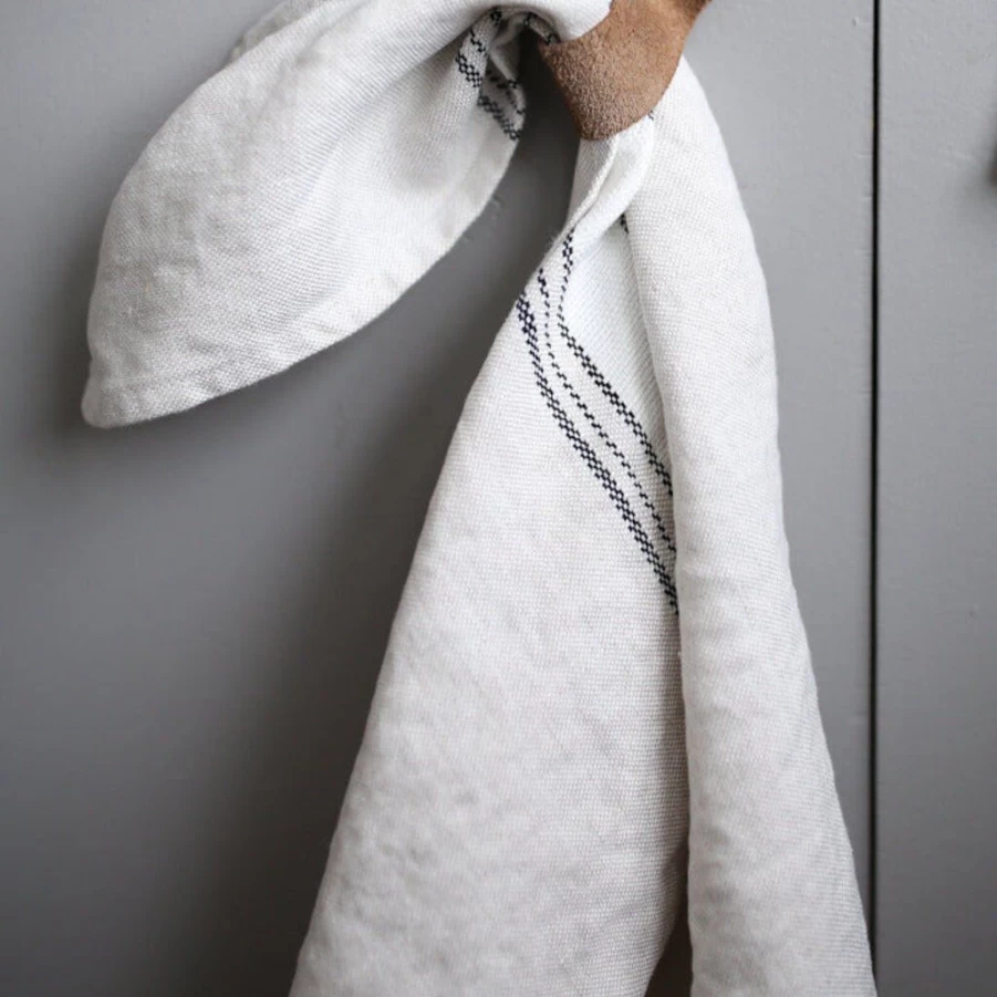 Kitchen Textiles | Casa Linen Tea Towel SLATE
