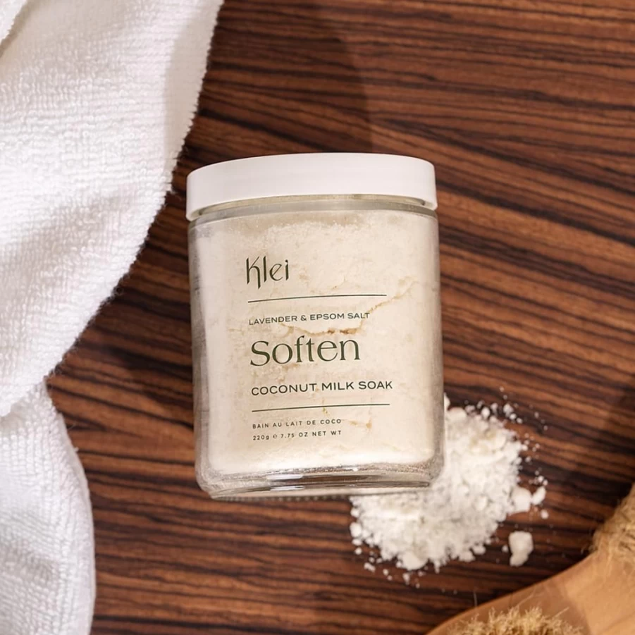 Bath Bombs, Soaks, Steams, Etc. | Klei Klei Soften Foaming Bath Soak SLATE