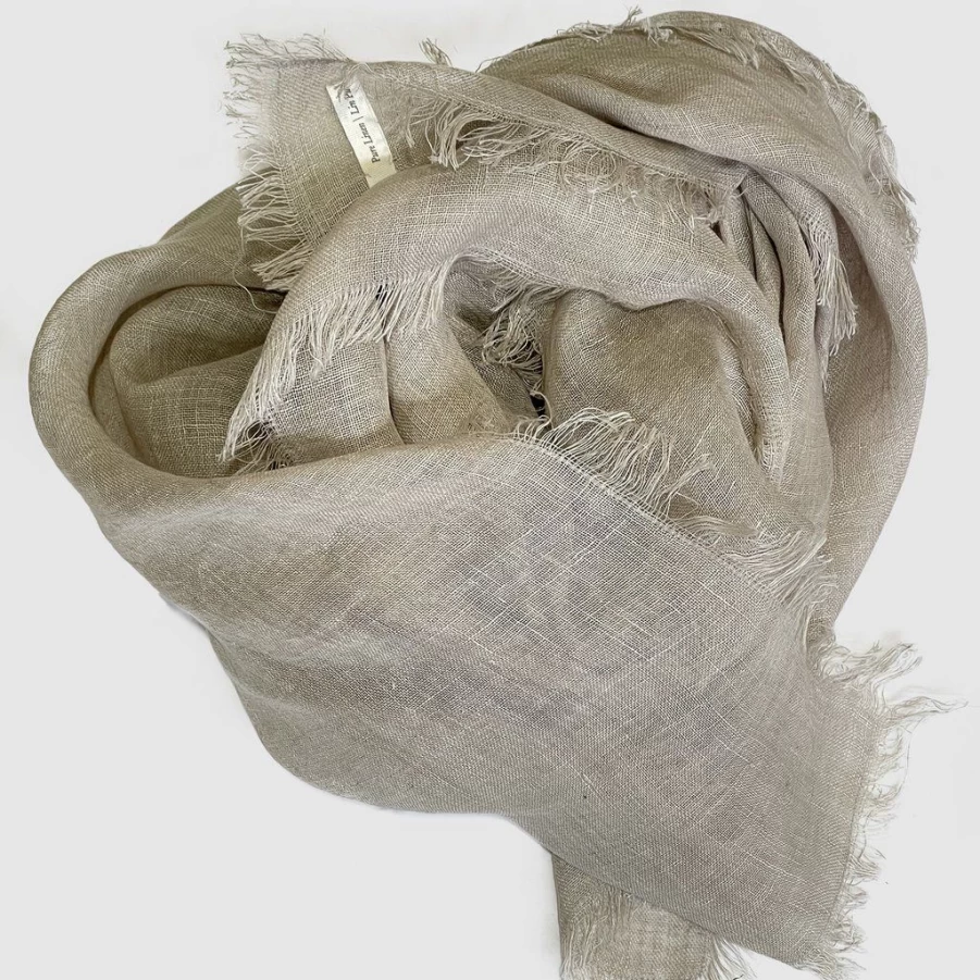 Scarves/Hats/Gloves | Ethical Source Linen Scarf SLATE