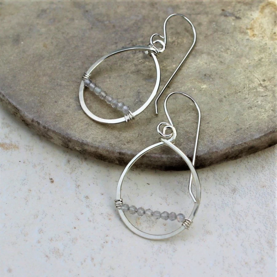Earrings | Luna Earrings SLATE